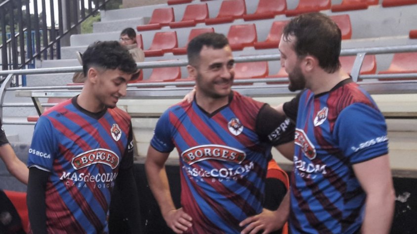 Alberto Bañuelos, protagonista dels dos primers gols