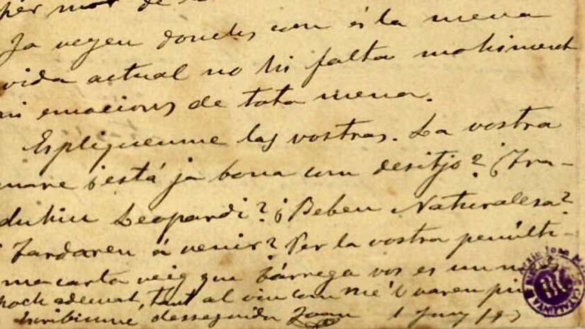 Epistolaris. Maragall, Joan. 1860-1911. Carta a Josep Soler Miquel. 1 de juny de 1893