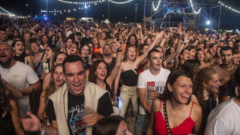 Públic en un concert de la passada edició del Paupaterres