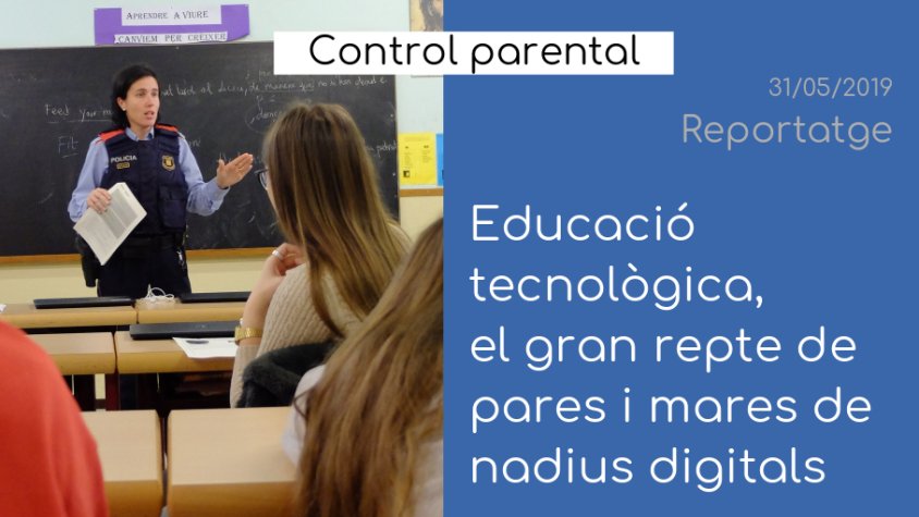 Consells sobre com ajudar els nostres fills a tenir hàbits digitals saludables, aquesta setmana a 'Nova Tàrrega