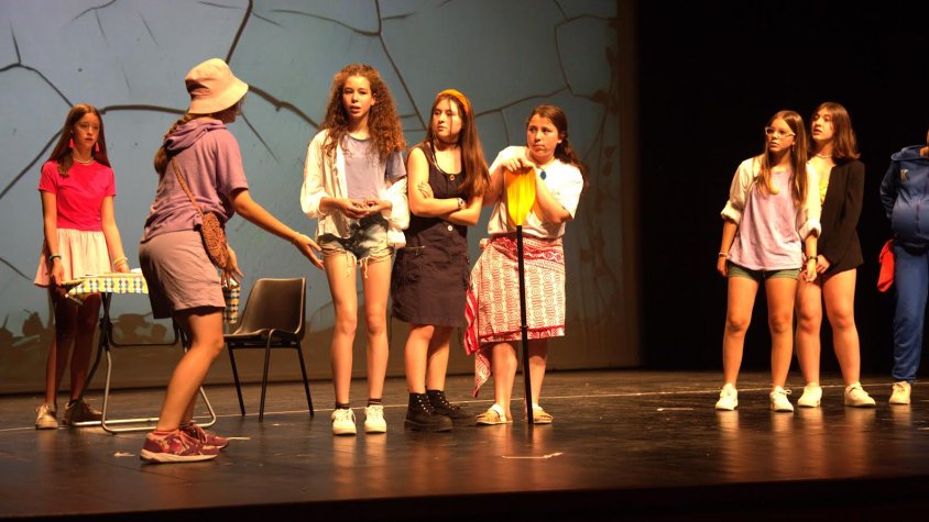 Un dels espectacles de Cruma ahir al Teatre Ateneu