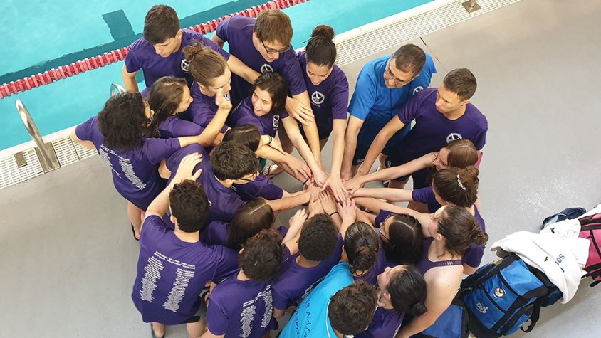 Els nedadors targarins que van participar a la prova a Manresa