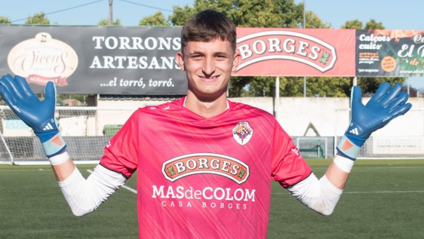 El porter Guti, el gran protagonista del partit