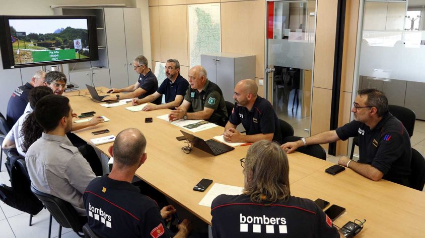 Reunió de coordinació operativa de la campanya forestal 2025 a Lleida
