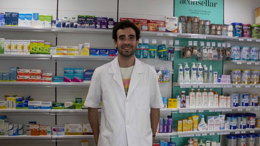 Jesús Marcos Cepero, titular de la farmàcia Espígol