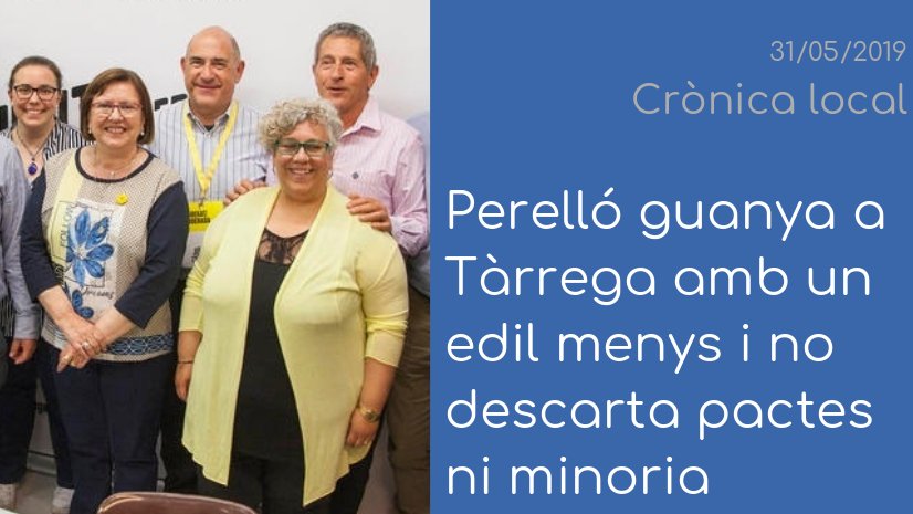 Els resultats de les eleccions municipals, a 'Crònica Local'