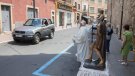 Desenes de vehicles reben la benedicció de Sant Cristòfol a Tàrrega