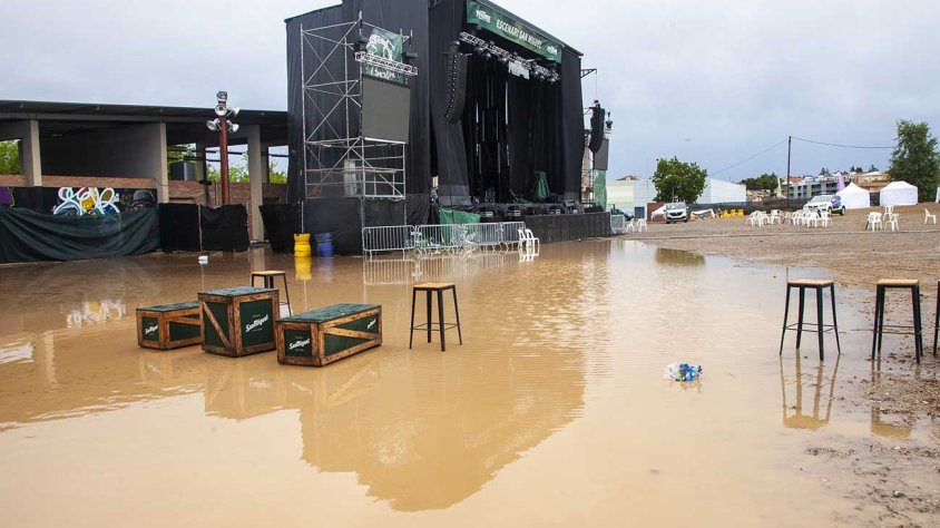 Els concerts de dissabte es van suspendre per seguretat