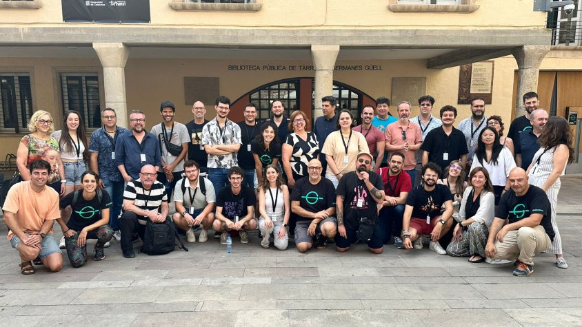 Foto de familia de la Trobada de Talents