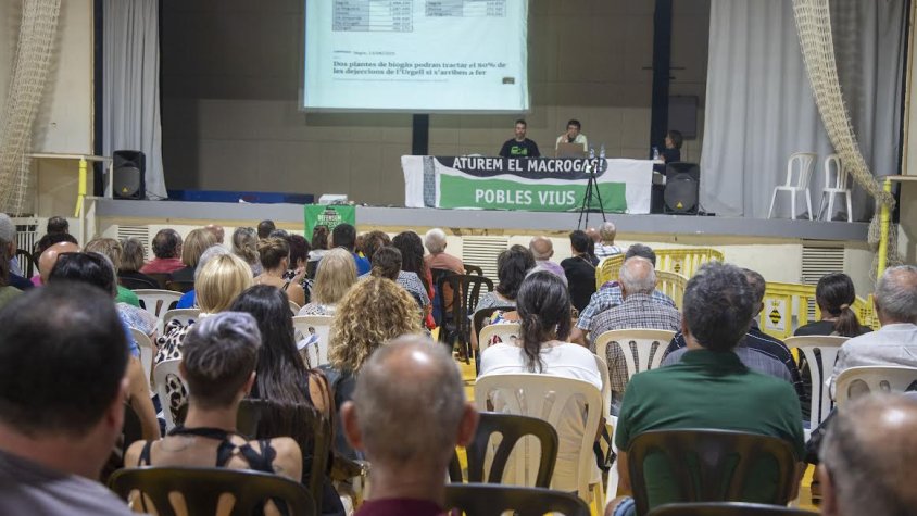 Presentació de la platafomra divendres passat a Anglesola