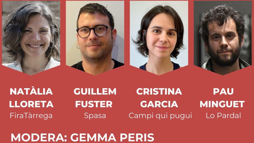 Cartell amb els ponents