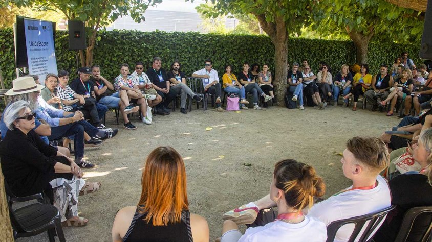 La segona edició de ‘Lleida Escena’ es va celebrar ahir durant la jornada inaugural de FiraTàrrega