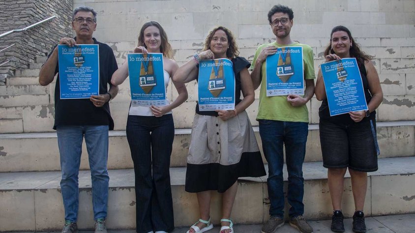 Presentació de Lo Memefest a la plaça dels Comediants