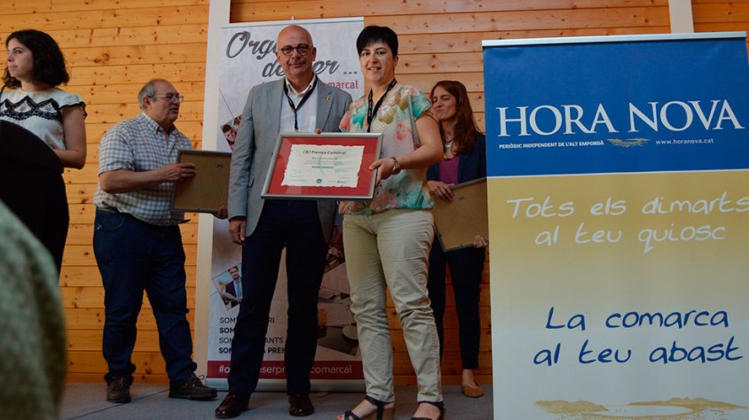 La directora 'Nova Tàrrega' va recollir el reconeixement pels 75 anys d'història del setmanari