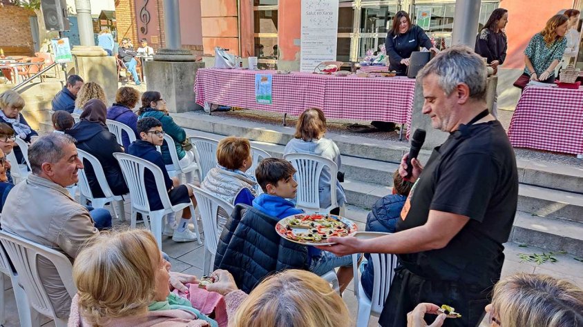 La campanya 'A Tàrrega, dilluns llegums' ja va tenir presència l'any passat a la Fira del Medi Ambient