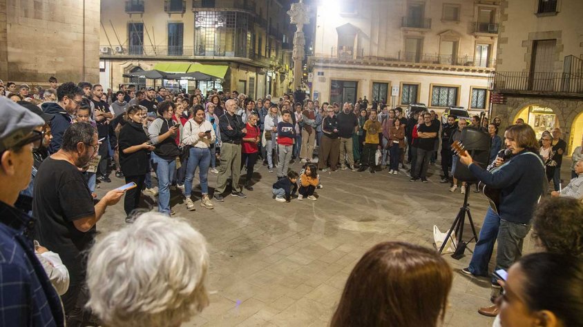 Un moment de la concentració