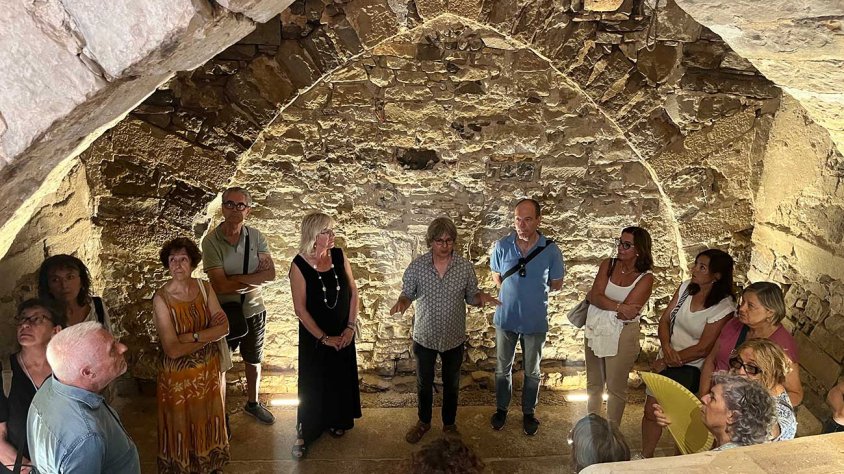 Imatge d'arxiu d'una visita guiada a la Casa d’Avraham Xalom