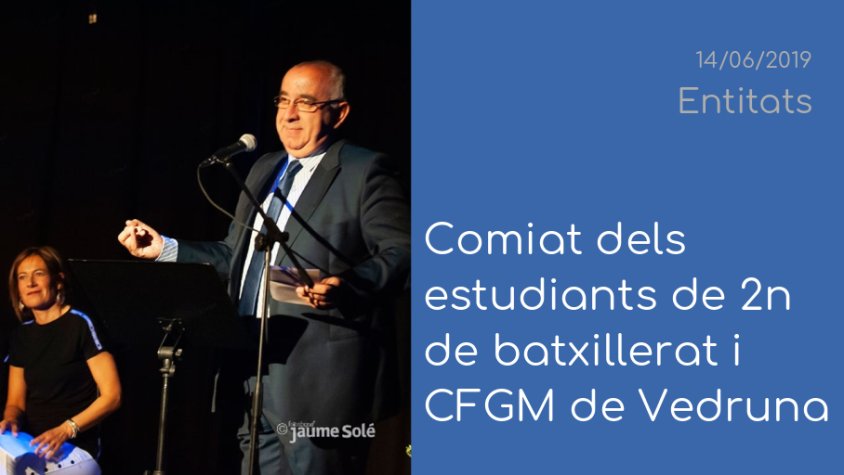 Emotiu discurs del Sant Josep a 'Entitats'