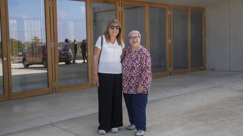 L'entrada del nou edifici