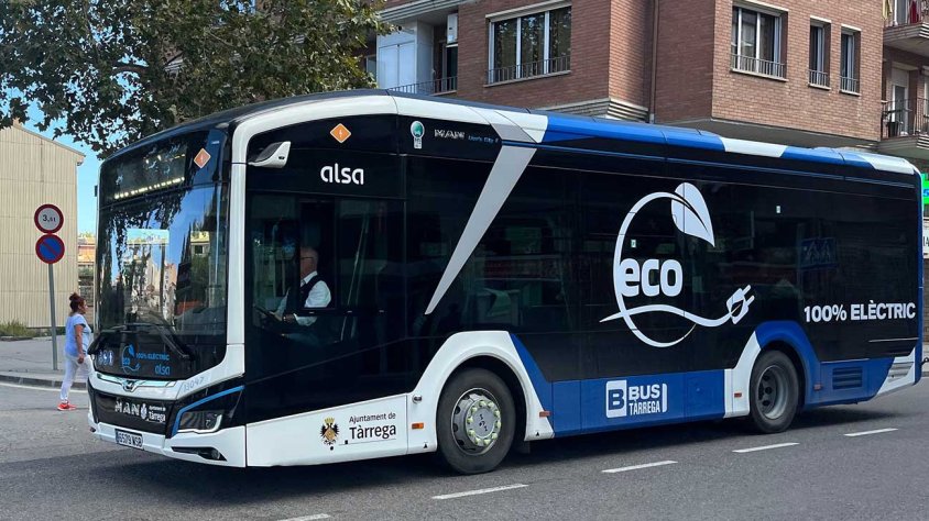 El bus urbà elèctric de Tàrrega