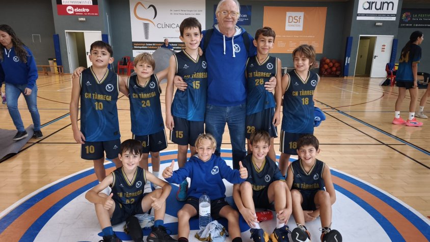 El Mini Masculí B va aconseguir la seva primera victòria