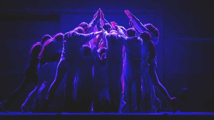 Interpretació de la proposta escènica 'Umhlaba' en un altra edició de 'Mapadeball'