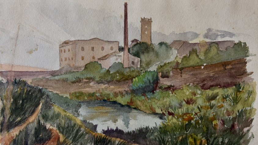 Vista de Tàrrega des de l'Ondara