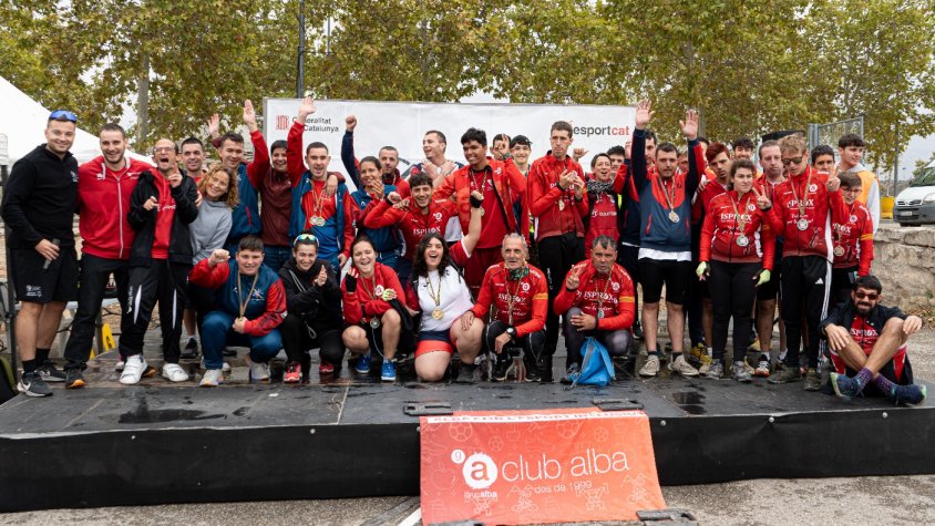 Foto de grup dels esportistes