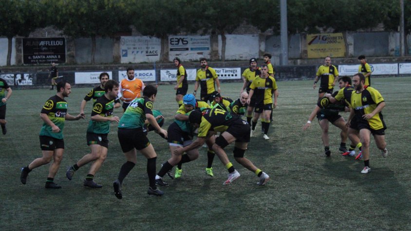 Un moment del partit