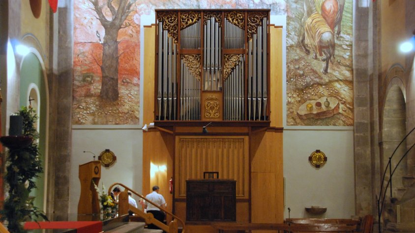 L'orgue barroc de Santa Maria de l'Alba, inaugurat el 1987