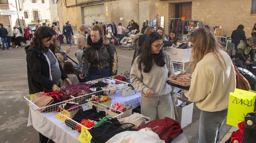 El mercat es va celebrar ahir al matí a la plaça Major