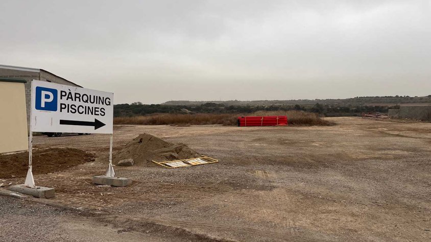 L'espai que ubicarà el pàrquing