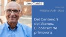 Josep Castellà dedica l'Històries d'ahir i d'avui a l'Ateneu i la Coral Oberta de Ponent