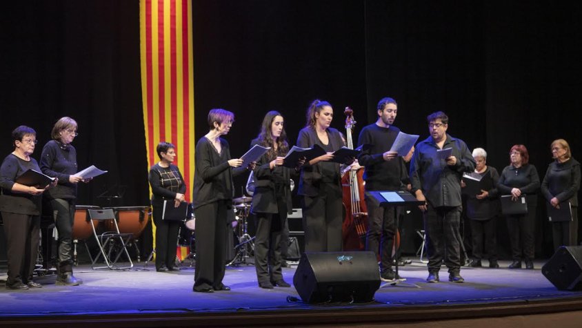 Un moment del concert celebrat diumenge