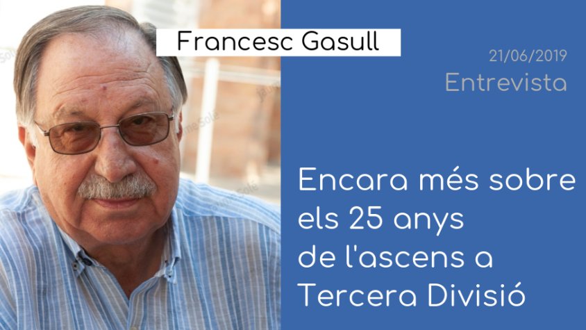 Francesc Gasull entrevista alguns protagonistes de l'ascens de la UE Tàrrega a Tercera