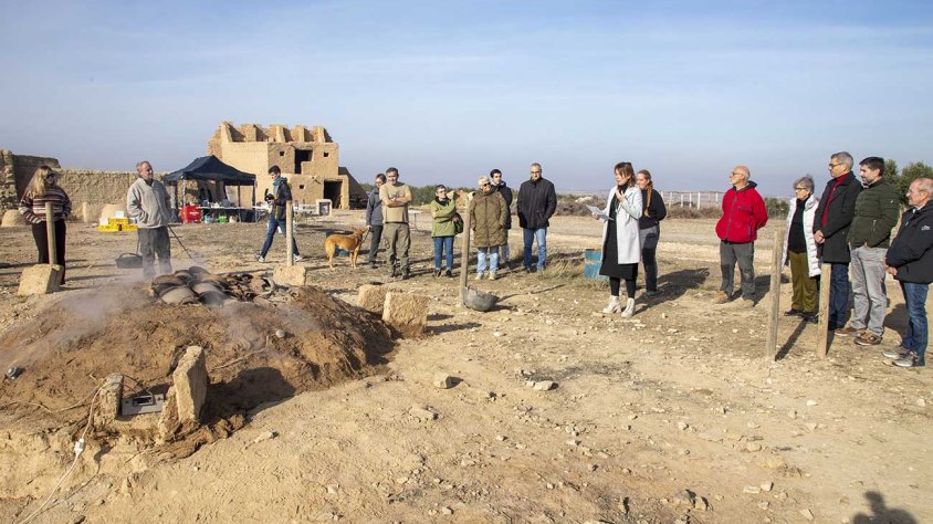 Inauguració de les millores amb el forn experimental en marxa