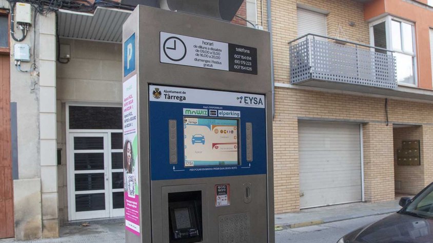 Un dels nous parquímetres