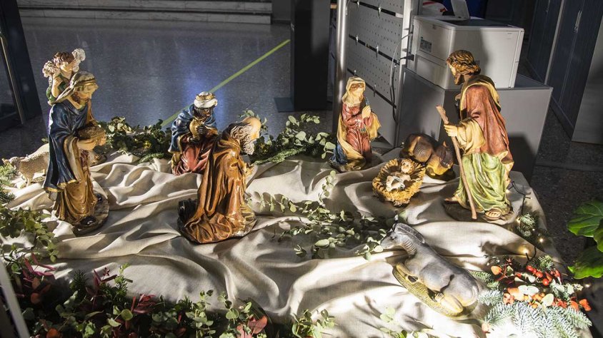 El pessebre, per primera vegada a l’ajuntament des del 2018