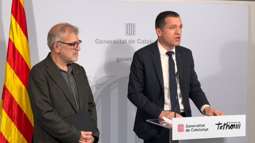 Roda de premsa d'Òscar Ordeig