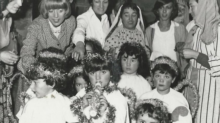 Els angelets i algunes mares, en els Pastorets de la BAT, l'any 1978