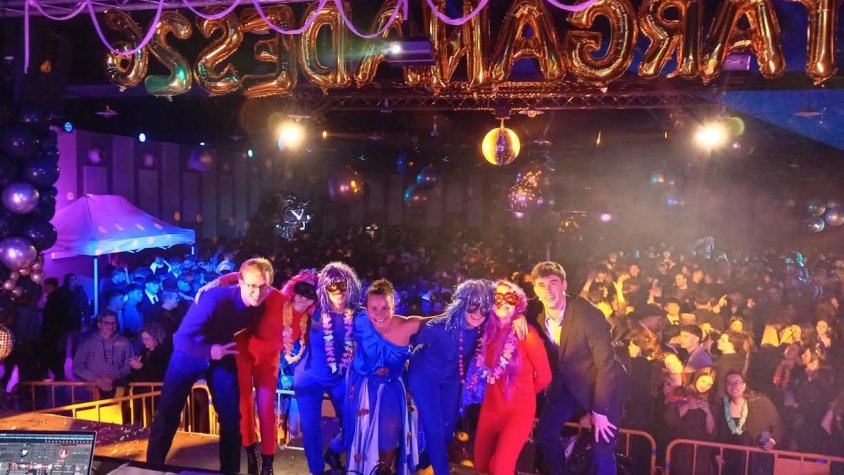 Un moment de l'espectacle de les Targanades