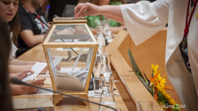 Votació de la nova alcaldessa de Tàrrega el passat 15 de juny