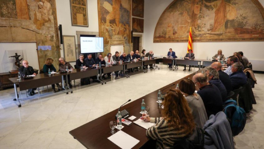 Primera reunió de la Taula del Senglar