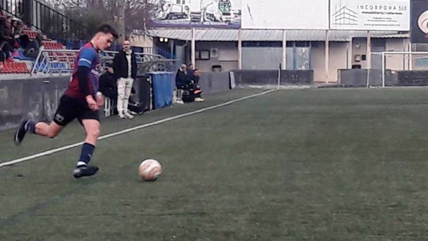 Un moment del partit