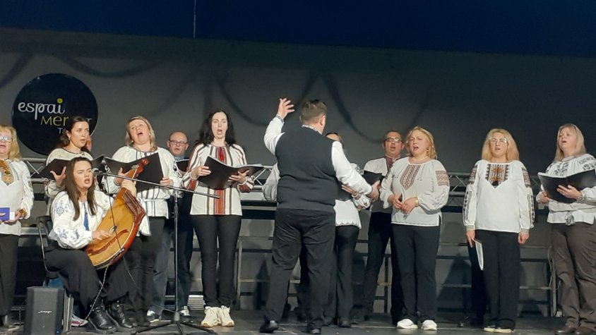 Recital de la coral ucraïnesa de Guissona a la 7a Trobada Ecumènica de Tàrrega
