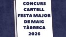 Tàrrega convoca el concurs per dissenyar el cartell de la Festa Major de Maig 2026