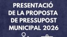 Tàrrega presentarà a la ciutadania el pressupost del 2026, que ascendeix a 24 milions