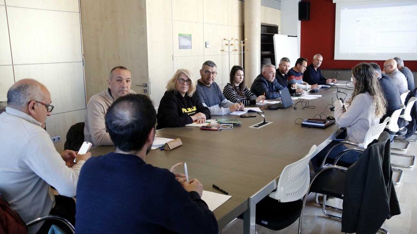 Un moment de la reunió celebrada a Tàrrega