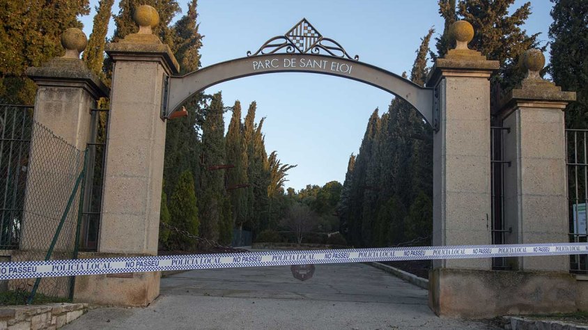 Tàrrega tanca tots els accessos al parc de Sant Eloi pel risc de caiguda de branques i arbres