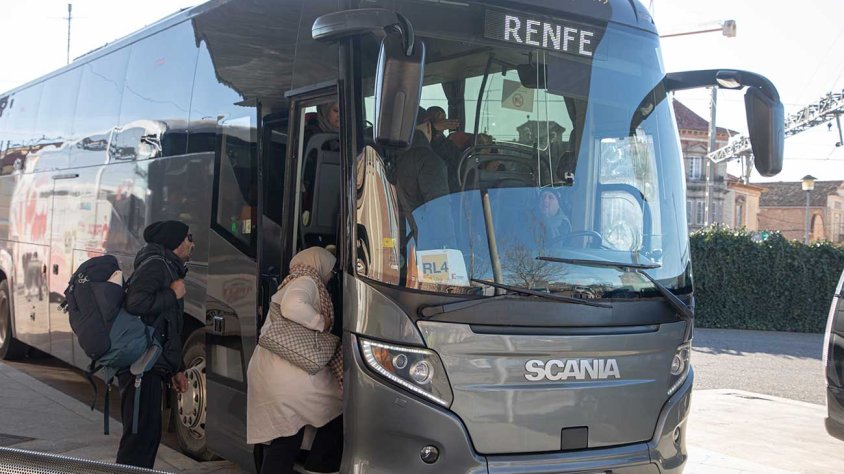 Actualment el trajecte entre Cervera i Manresa i Terrassa es fa amb bus